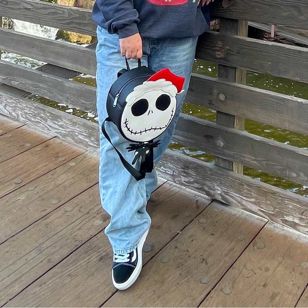 X LASR Exclusives Nightmare Before Christmas Jack Santa Doll Mini Backpack